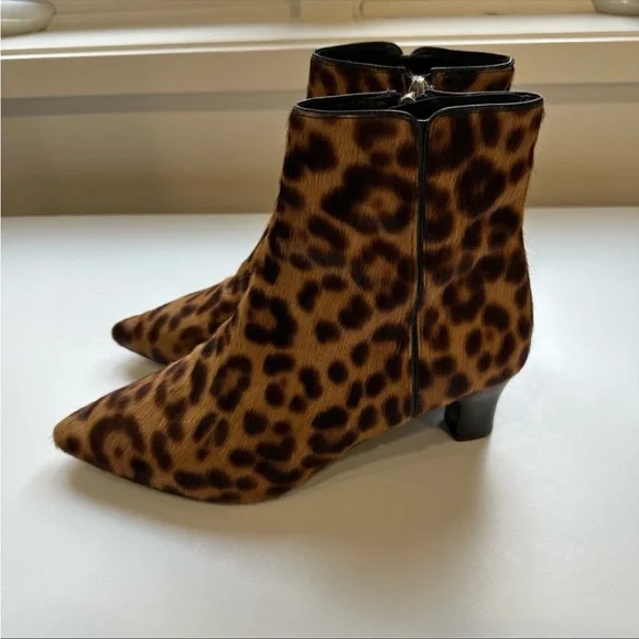 The Kooples Animal Print Ankle Booties 39 8.5 - Picture 4 of 12